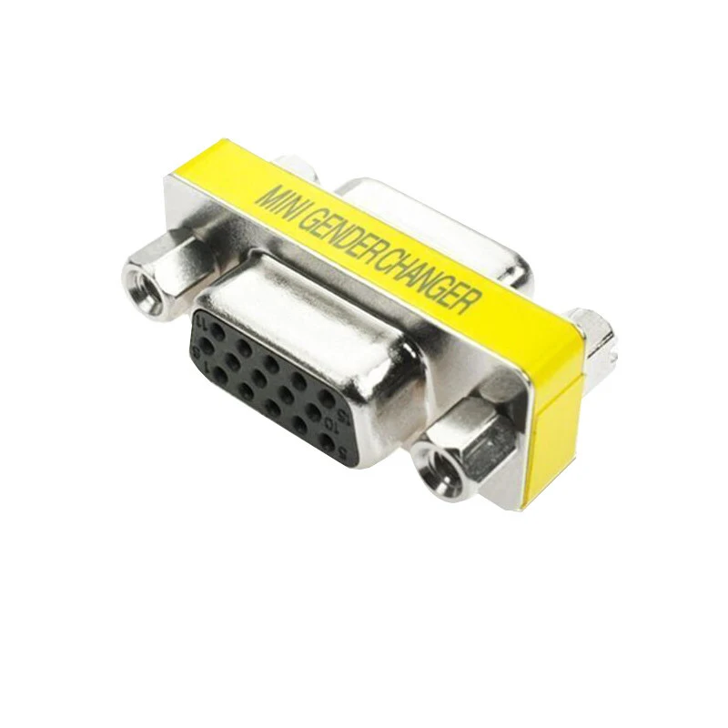 

VGA adapter HDB15 holes to HDB15 holes VGA wire pair connector extend