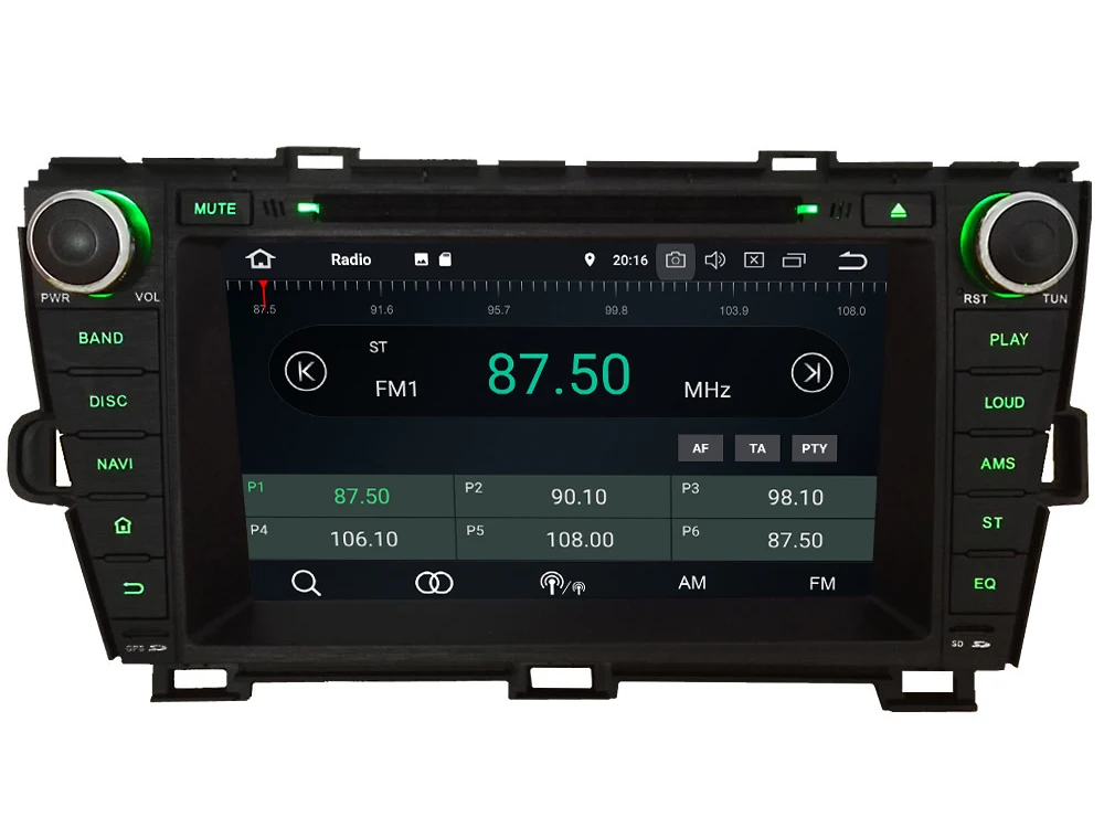 Best KLYDE 8" 4G WIFI Android 8.0 Octa Core PX5 4GB RAM 32GB ROM Car DVD Player Radio GPS Navigation For Toyota Prius LHD 2009-2015 2