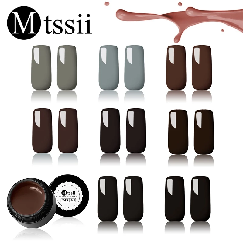 

Mtssii 148 Colors Pure Color Nail Gel 5ml Fast Dry UV Nail Gel Painting Gel 16g UV LED Soak Off Cheap Nail Gel Polish Lacquer