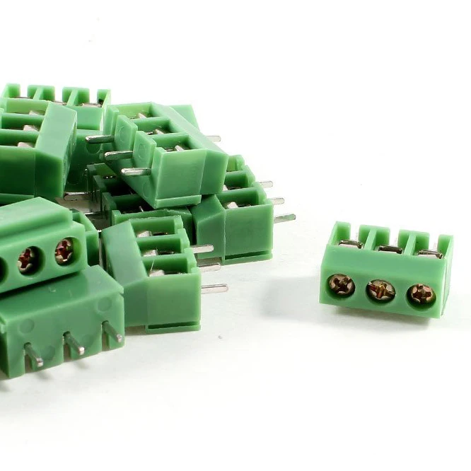 20-Pcs-3-Pin-5mm-Pitch-PCB-Mount-Screw-Terminal-Block-AC-250V-8A
