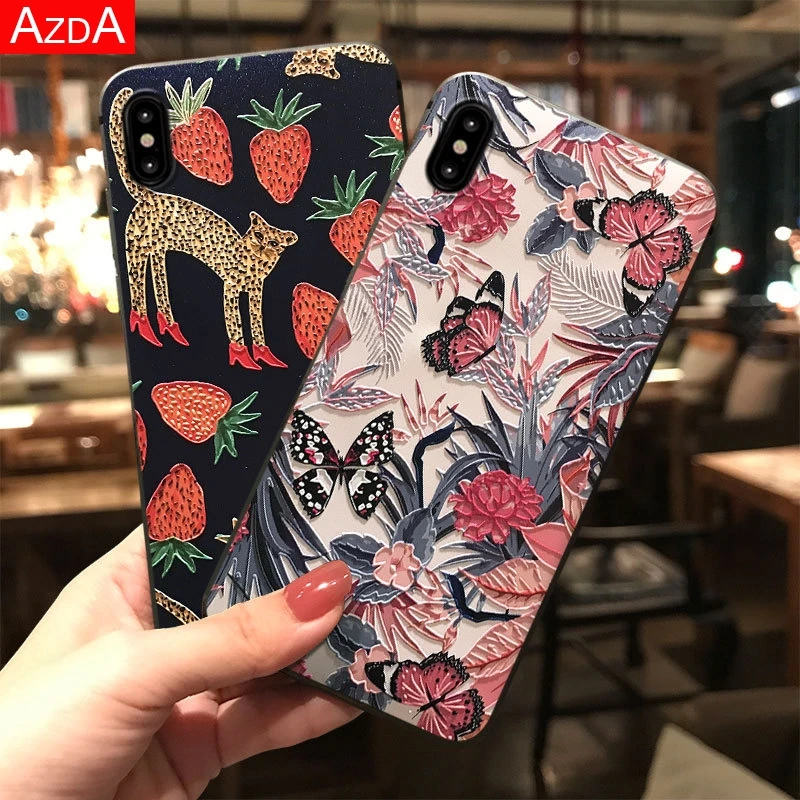 

3D Matte Emboss Soft Cover For Huawei P Smart 2019 P8 P9 P10 P20 P30 Mate 10 20 Lite Mini Nova 3 3i Y6 Y9 2018 Unicorn Case Capa