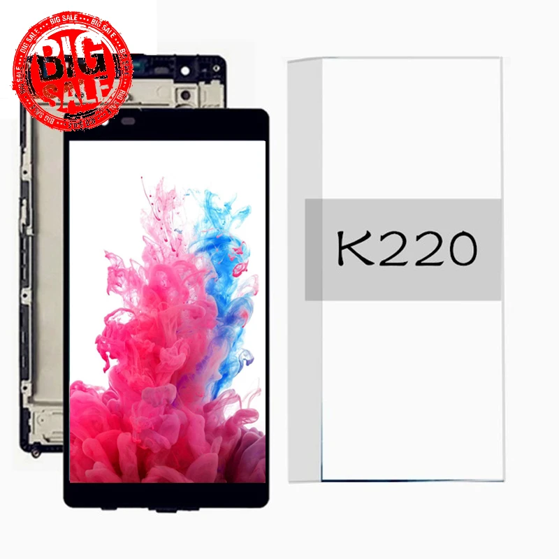 100% tested 5.3'' LCD For LG X Power K220DS K220 Display with Touch Screen Digitizer Assembly Replacement With Frame Parts |