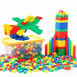 200 блоков кусок мешок детский образовательные заклинание вставки пули строительные блоки игрушки 2-3-6-8 лет Детские игрушки для детей