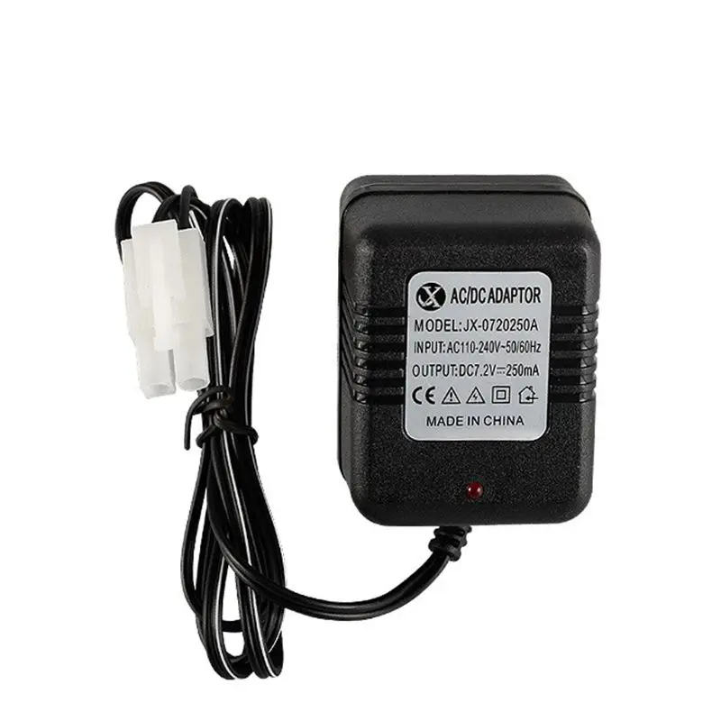 

1PC 7.2V 250mA Output Rechargeable Battery Charger Ni-Cd Ni-MH SC Batteries Pack EL Plug Adapter Connector