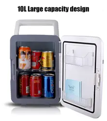 Ограниченная 10 л маленькая холодильная охлаждающая/нагревательная функция дешевый портативный офисный холодильник морозильные камеры