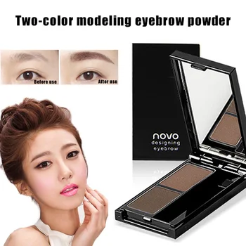 

NEW Double Color Eyebrow Powder Waterproof Sweatproof Long Lasting Eyebrow Cream
