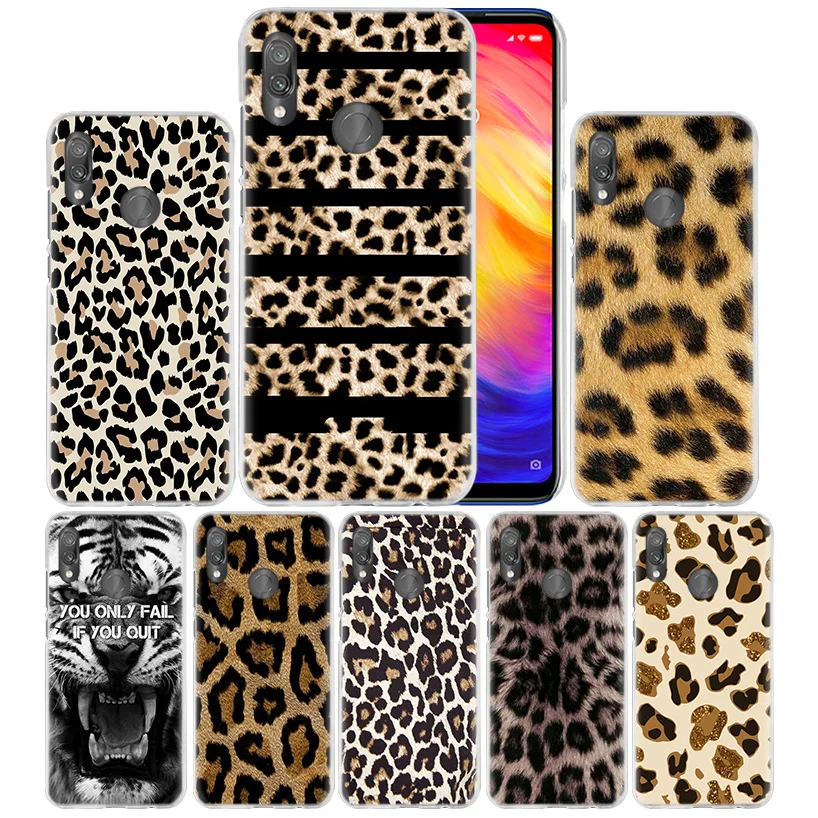 

Tiger Leopard Print Case for Xiaomi Redmi Note 7 K20 6 6A Pro Y3 7S 7A GO S2 5 MI Play A1 A2 8 lite Poco F1 Hard PC Phone Cover
