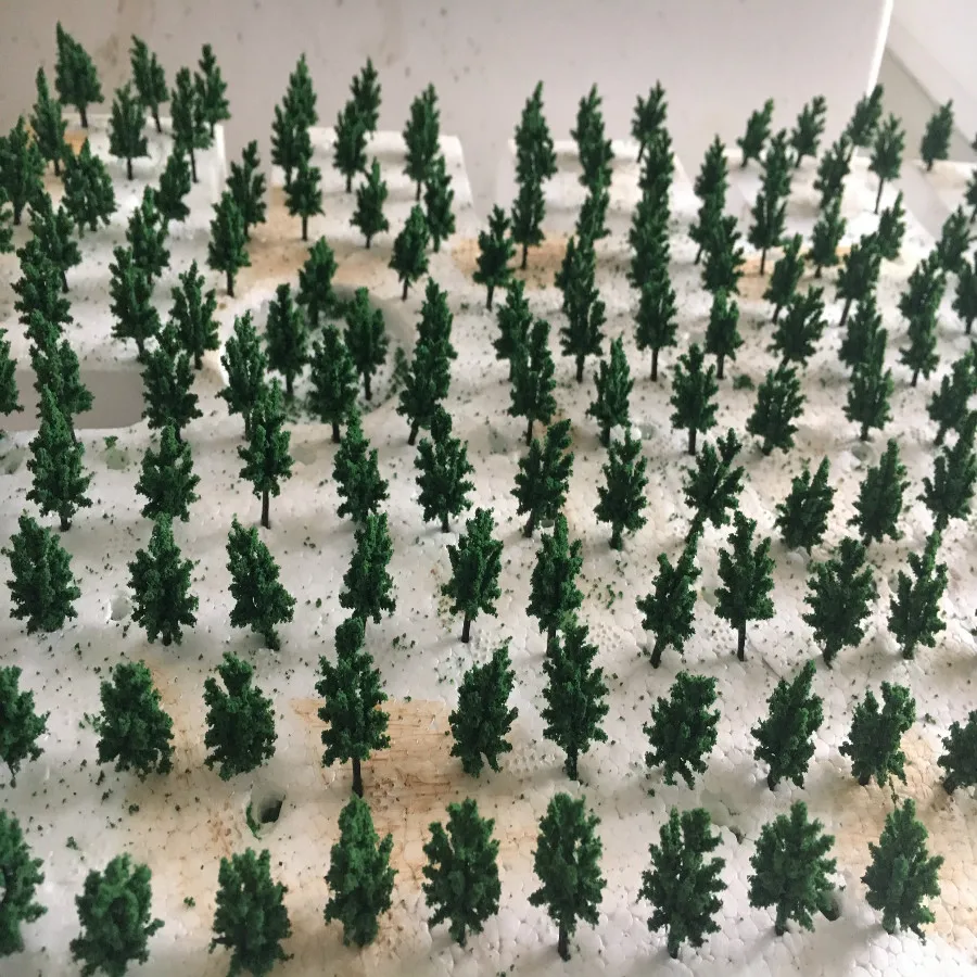 miniature plastic model tree scale  architecture  (5)