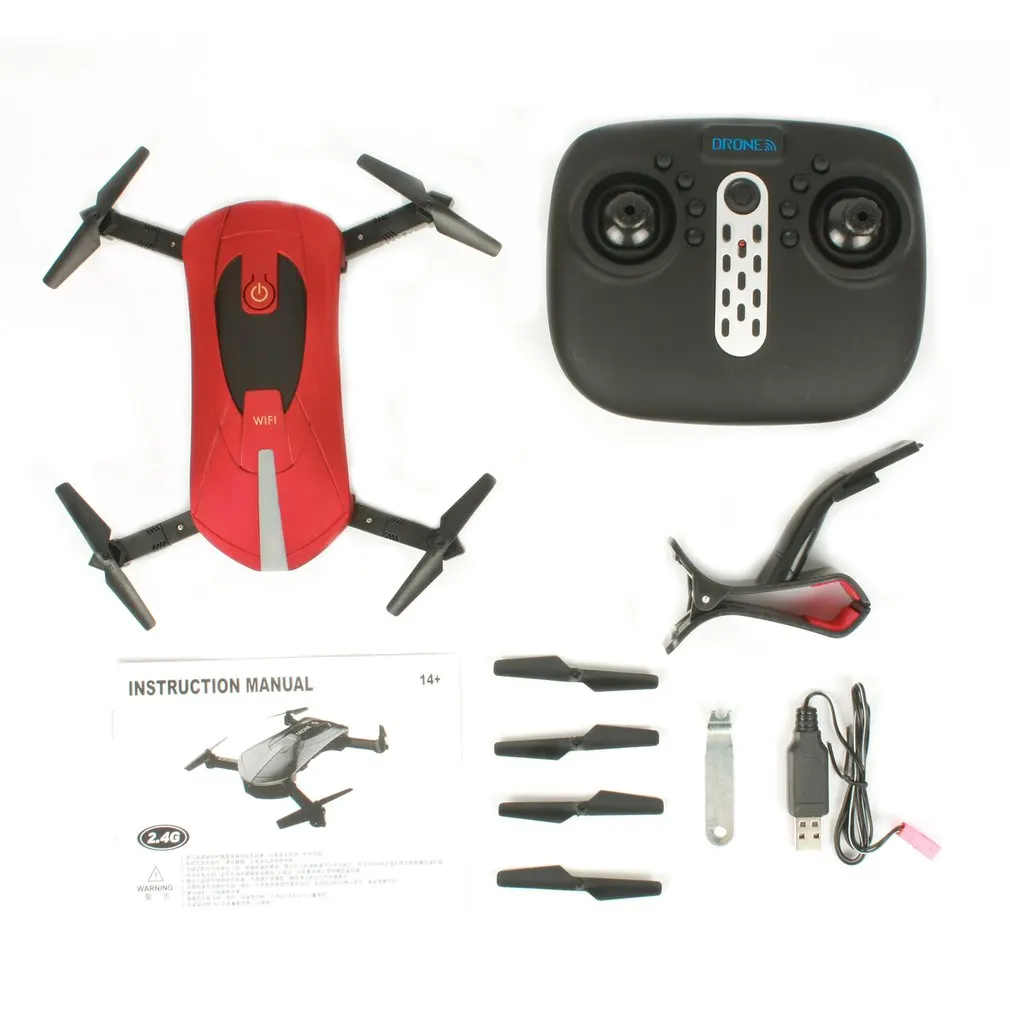 

JD-18 2.4G Wifi FPV 30W/200W Camera Foldable 6-Axis Gyro Drone With 3D-Flip Altitude Hold Headless Mode With/Without Transmitter
