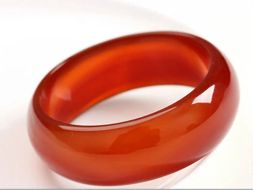 

Beautiful Stunning Red Natural hetian jade bangle bracelet style Fine jewe Noble 100% Natural jade