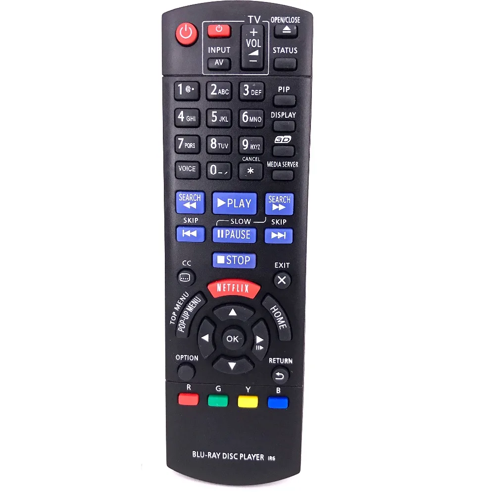 Новый пульт дистанционного управления для Panasonic IR6 BD/TV Blu Ray player|remote control|remote control