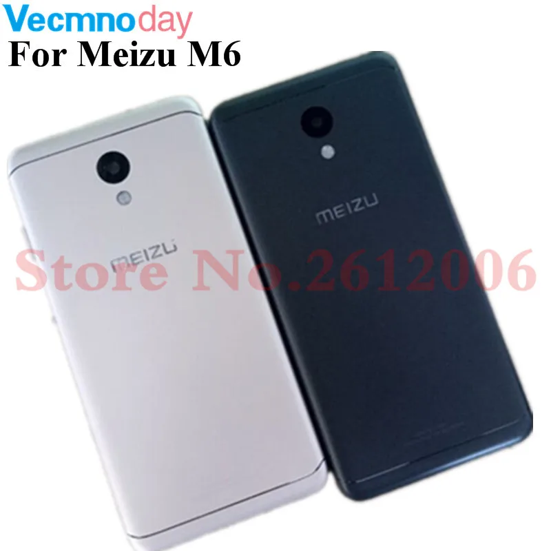 

Housing For Meizu M6 m6 mini M711H M711Q Metal Battery Back Cover Replacement Parts Case+Buttons Camera Lens+side keys