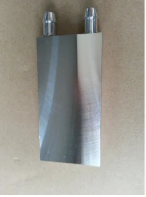 

Free Ship Pure Aluminium Water Block 40*80*12mm COLD PLATE,biplane M Type Water Channel Water Cooling Plate Liquid Water Cooler
