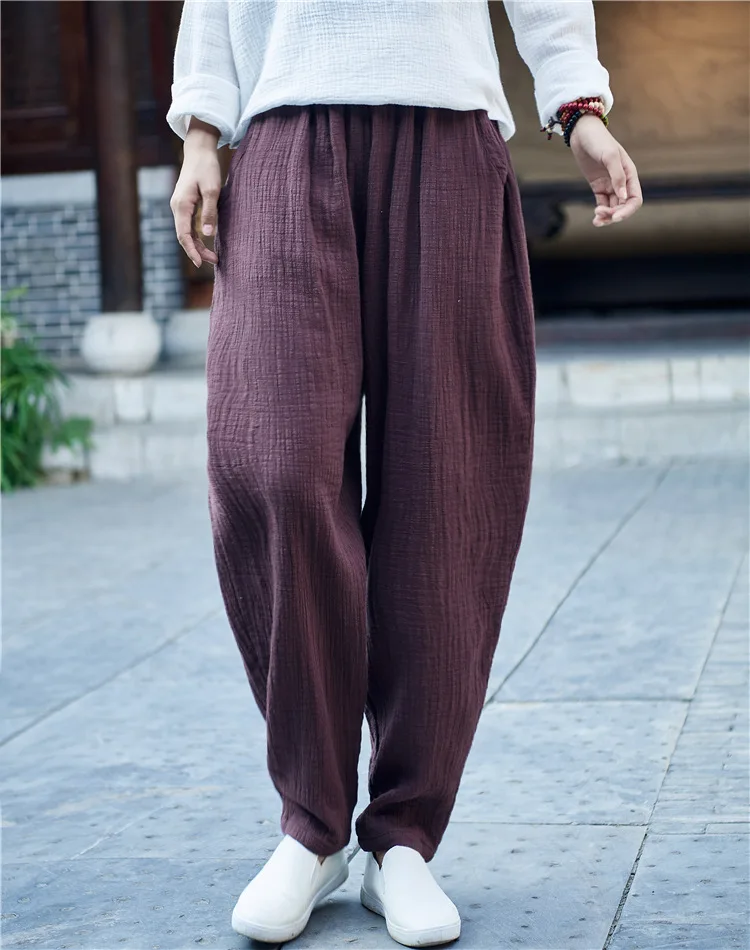 Новые летние модные элегантные традиционные китайские женские брюки