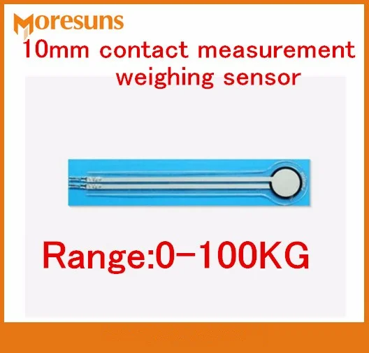 0-100kg fsr thin film pressure sensor 10mm contact measurement sensor_