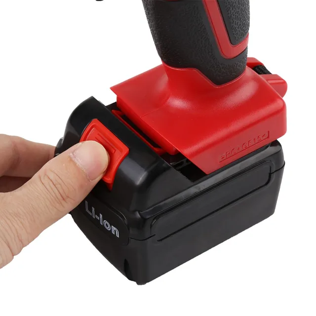TIEQUAN AC 220V Cordless Electric Drill High Power Rechargeable Electric Screwdriver 21V Li-ion Battery Drill Hole Power Tool