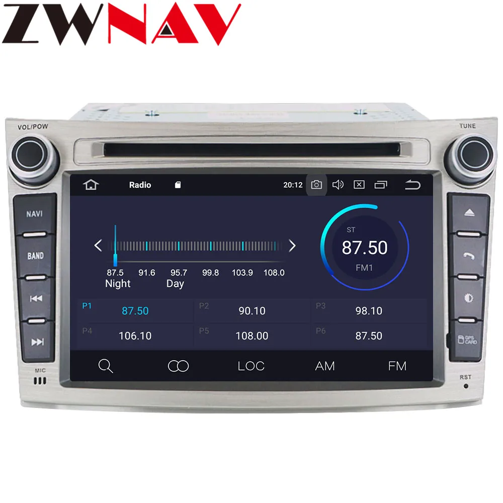 Flash Deal ZWNAV Android 9.0 4+32GB Car DVD Player for Subaru Legacy Outback 2009-2014 Radio Ibiza GPS Navigation Mirroring link head unit 4