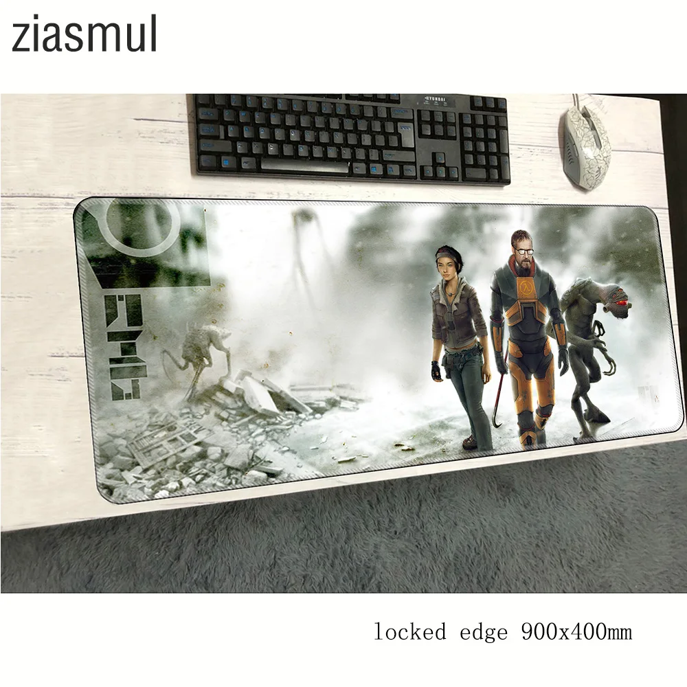 Коврик для мыши half life 900x400x2 мм компьютерной с HD принтом игровые аксессуары