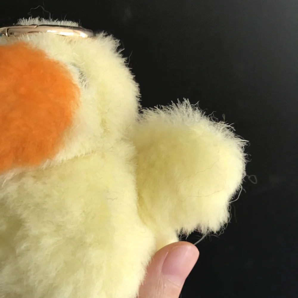 Magicfur подвеска из натуральной овчины и маленькая Желтая утка для сумки рюкзака