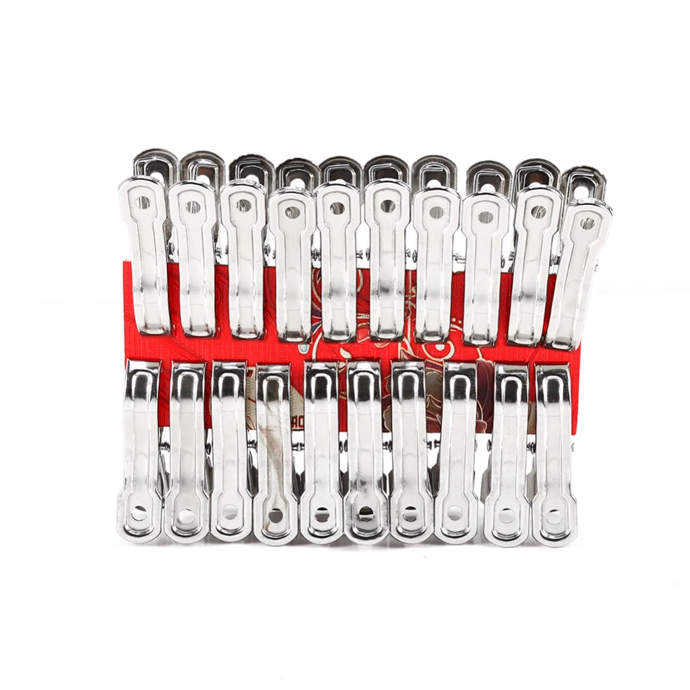 20 шт. металлические зажимы для одежды пальто брюк|metal clips for clothes|metal clothes clipssock laundry |