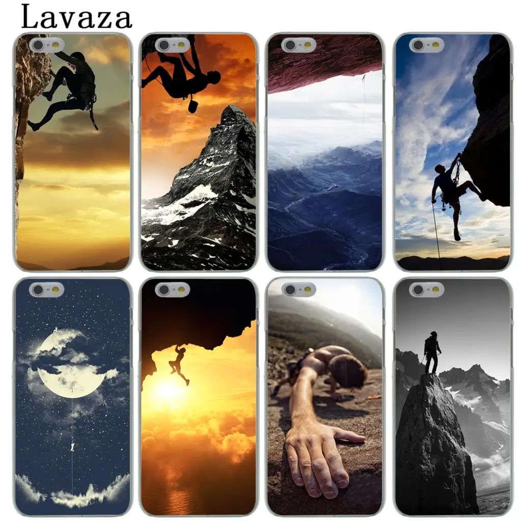 Твердый чехол для телефона Lavaza Climbing Sports rock climbing iPhone XR X 11 Pro XS Max 7 8 6 6S 5 5S SE 4S 4