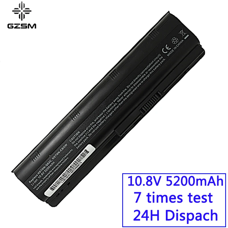 Цена Gzsm ноутбук Батарея CQ42 для hp павильон DV3 DM4 DV5 DV6 DV7 G4 G6 G7 CQ32 G42 G62 G72 MU06 593553 001 аккумулятор большой емкости HSTNN CBOX Батарея