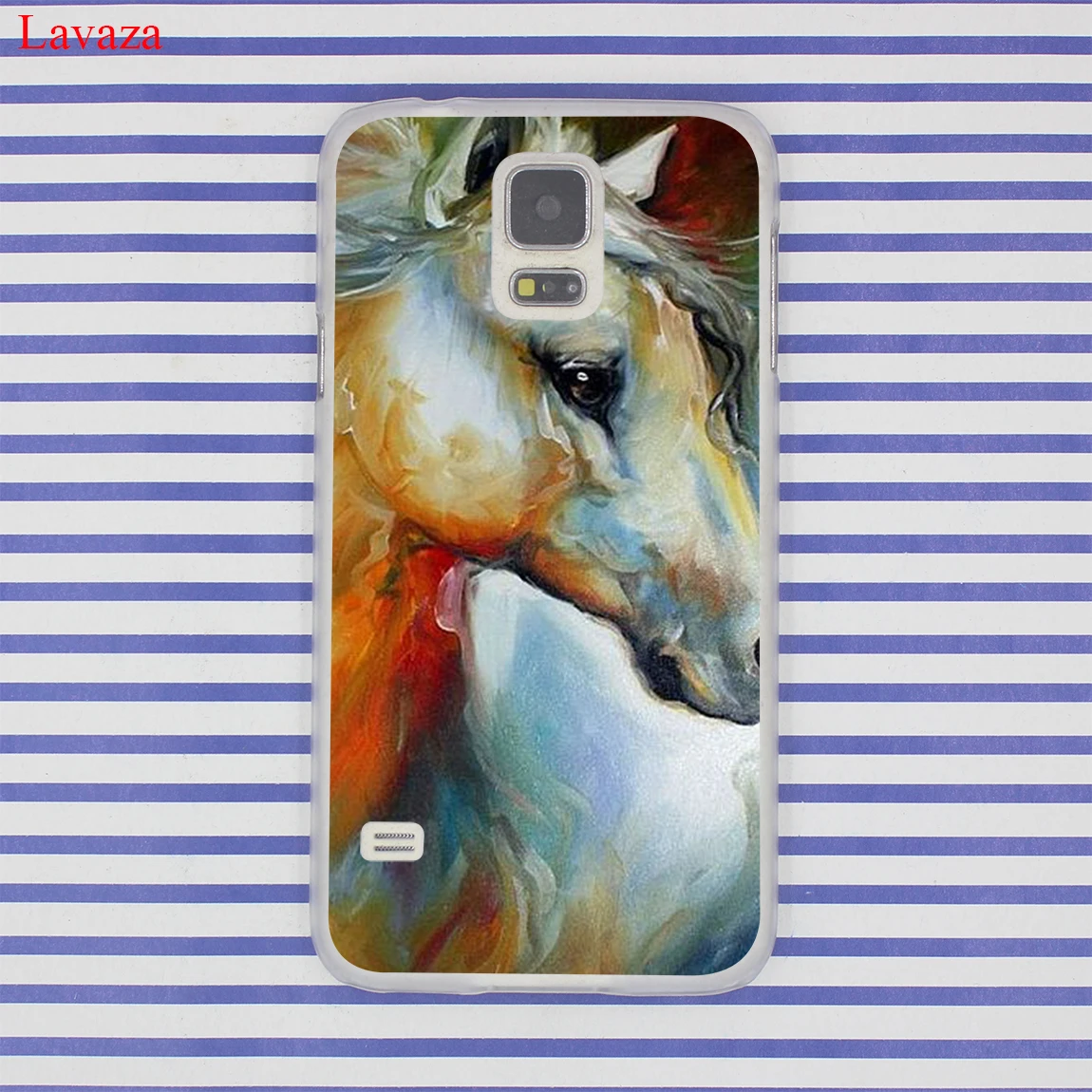 Жесткий прозрачный чехол для телефона Lavaza с акварельными лошадьми и бегущими лошадьми для samsung Galaxy S10 E S10E S8 S9 Plus S6 S7 Edge - Цвет: 3