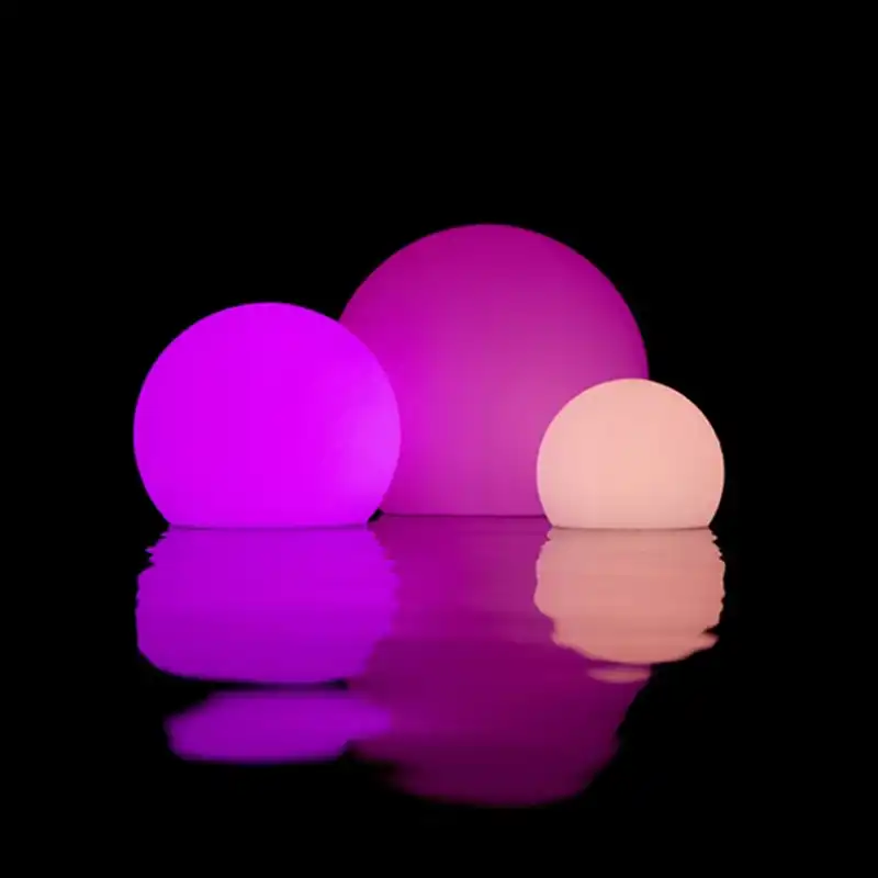 Luces nocturnas de bola de luz LED para jardín con Control remoto