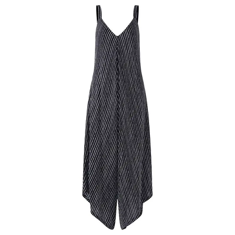 VONDA-Maternity-Clothings-2019-Rompers-Womens-Jumpsuits-Pregnancy-Casual-Loose-Solid-Trousers-Oversized-Striped-Pregnant-Bottoms (1)