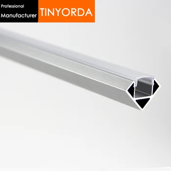 

Tinyorda 10Pcs (1M Length) Led Alu Profile Led Channel Profil for 12mm LED Strip Light [Professional Manufacturer]TAP1919F