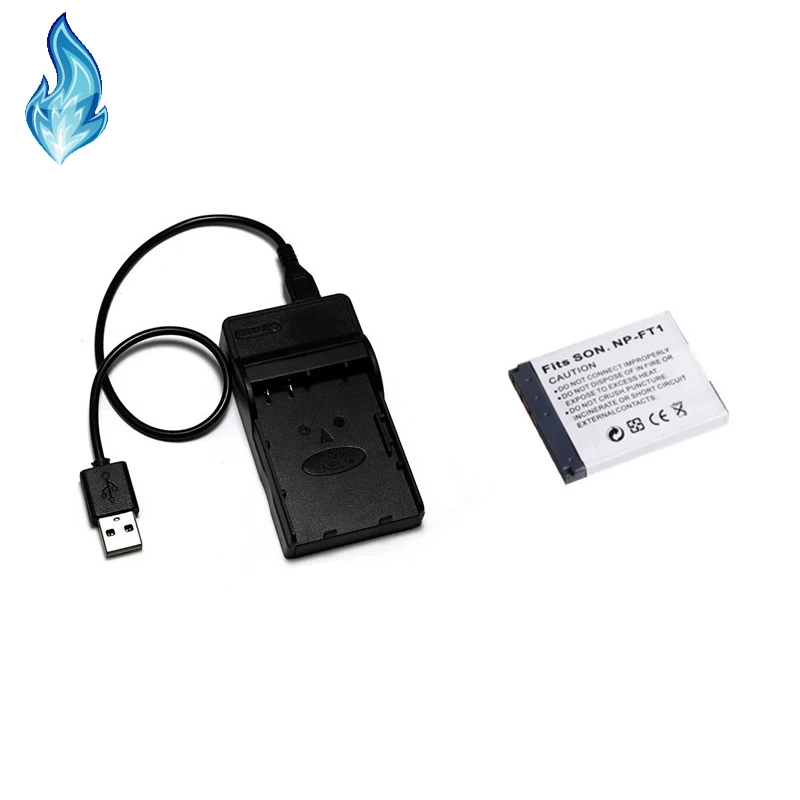 Npft1 Battery Usb Charger For Sony Digital Cameras For Bctr1 Dscl1