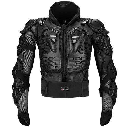 Мотоциклетная Светоотражающая броня, куртки для мотоцикла, защита всего тела, защитная Экипировка, жилет, одежда для гонок, куртки для черепах - Цвет: black jacket