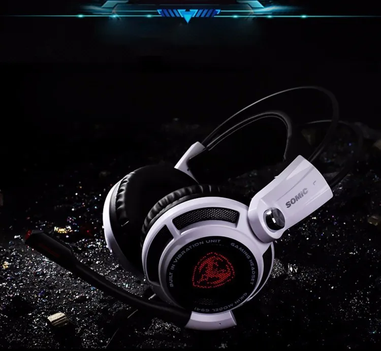 Gaming Headphones Somic G941 USB Game Headset With Microphone 7.1 Surround Sound Effect Vibrating Function For PC Gamer (1)