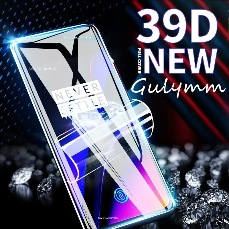 Для OnePlus 7 7Pro мягкая ТПУ Крышка для телефона, которая полностью закрывает переднюю часть протектор экрана прозрачная защитная Гидрогелевая пленка для OnePlus 6T 5T 5 6 крышка
