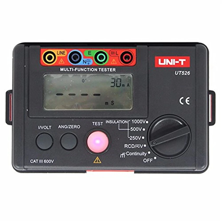 

UNI-T Resistance Meter UT522 megger insulation tester 0-400V 0-4000ohm Earth Ground Resistance Tester Lightni