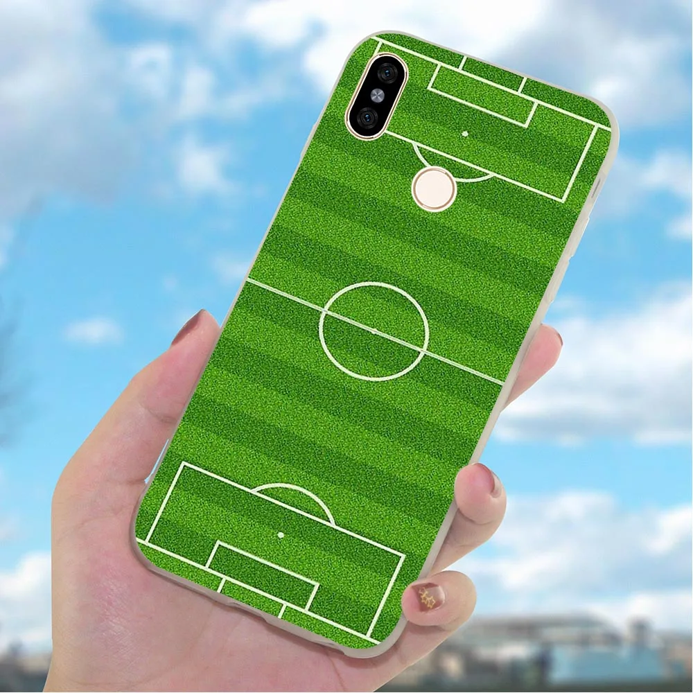 Мягкий чехол из ТПУ для телефона Xiaomi Mi A1 Soccer Football Case A2 Lite 8 9 9se Redmi 4X 4A 5 Plus 5A Prime 6A Note 6