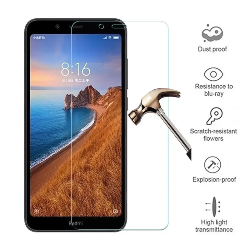 

Tempered Glass For Xiaomi redmi 6 6A 7 7A K20 Pro Global 4A 5A Redmi Note 5 6 7 Pro 7S Smartphone Screen Protector scratch Film