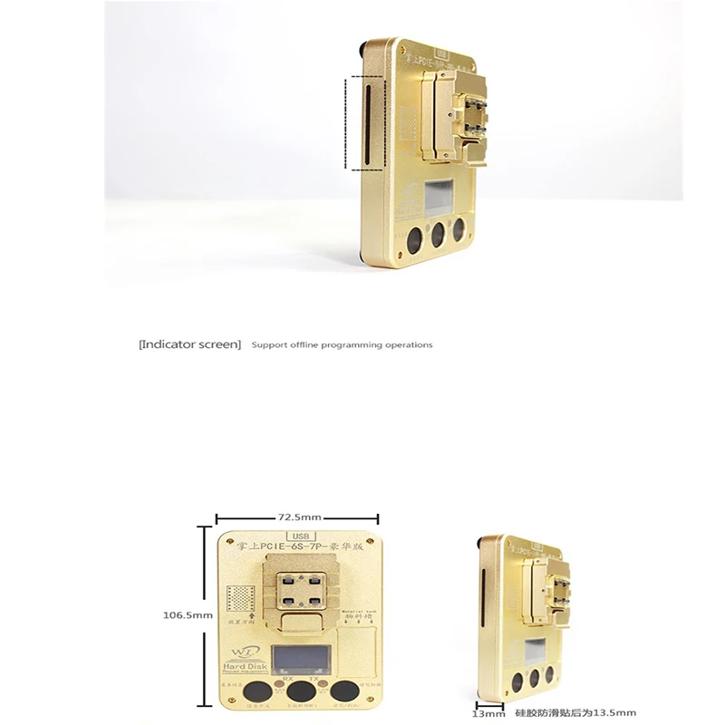  WL PCIE NAND Programmer PCIE Hard Disk Test Repair instrument IC Chip Programmer For iPhone 6S 6SP 