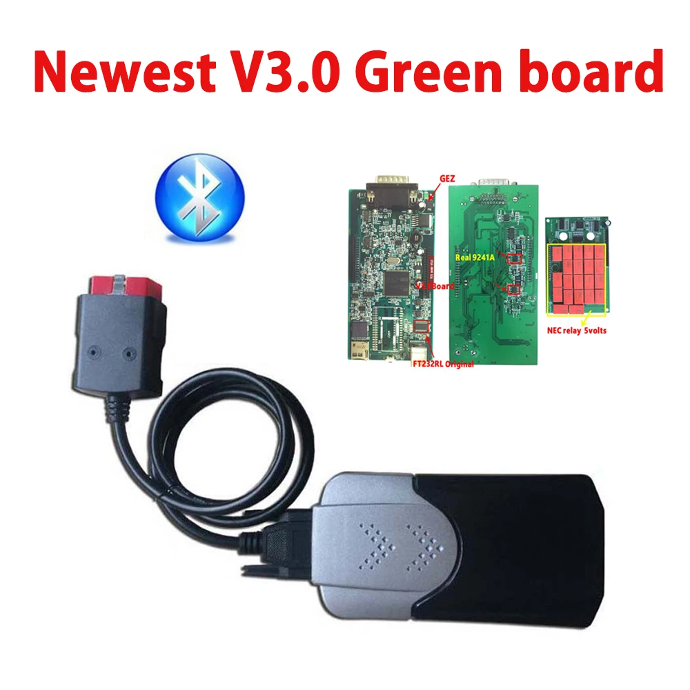 

DHL 5pcs/Lot vd ds150e cdp pro plus bluetooth 2016.R0/2015.R3 keygen obd2 obd cars trucks scanner OBDII for delphis New VCI