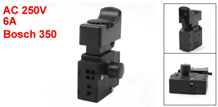 Переключатель переключения скорости электродрели 250VAC 6A для Bosch 350 2 шт |