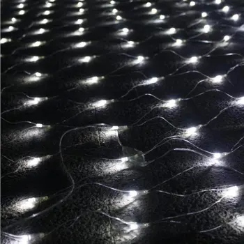 

3Mx2M White lighting LED Christmas Light Net mesh string light 204leds Garden Christmas Birthday Wedding Party decorative lamp