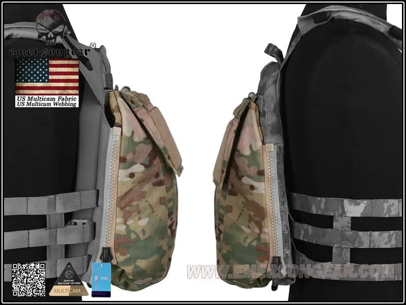 Сумка Emersongear на молнии для AVS JPC2.0 CPC тактический боевой жилет сумка Molle пакет