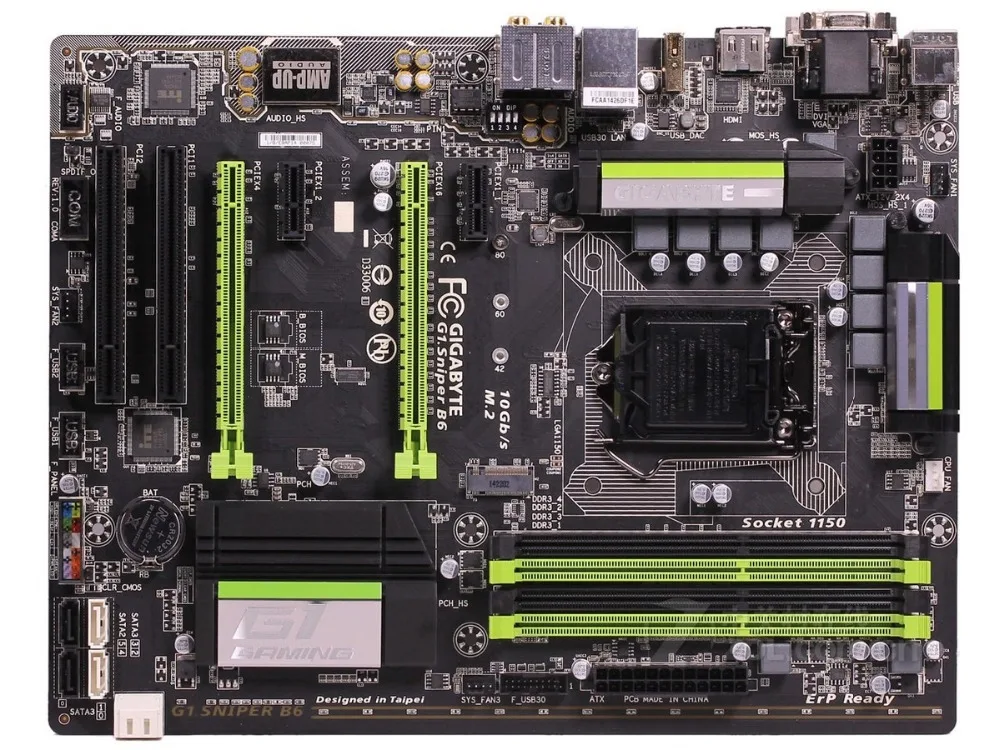 

Used Gigabyte GA-G1.Sniper Motherboard For Intel B85 DDR3 32GB G1 Sniper B6 Desktop