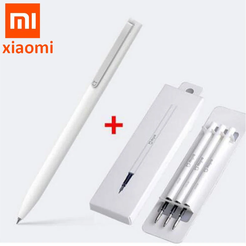 

Original Xiaomi Mijia Sign Pens 9.5mm Signing Pens PREMEC Smooth Switzerland Refill MiKuni Japan Ink add Mijia Pens Black Refill