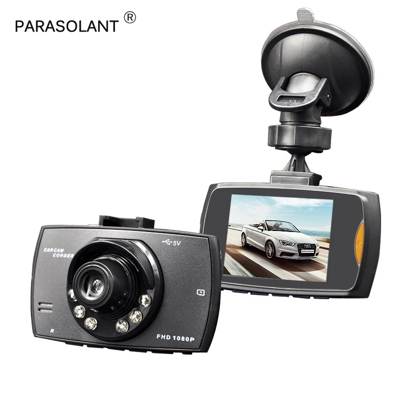 

PARASOLANT 140 Wide-angle Car recorder Full HD 1080P Dash Cam 6 fill lights Clear Night Vision Car Camera Loop Recorder Car DVR