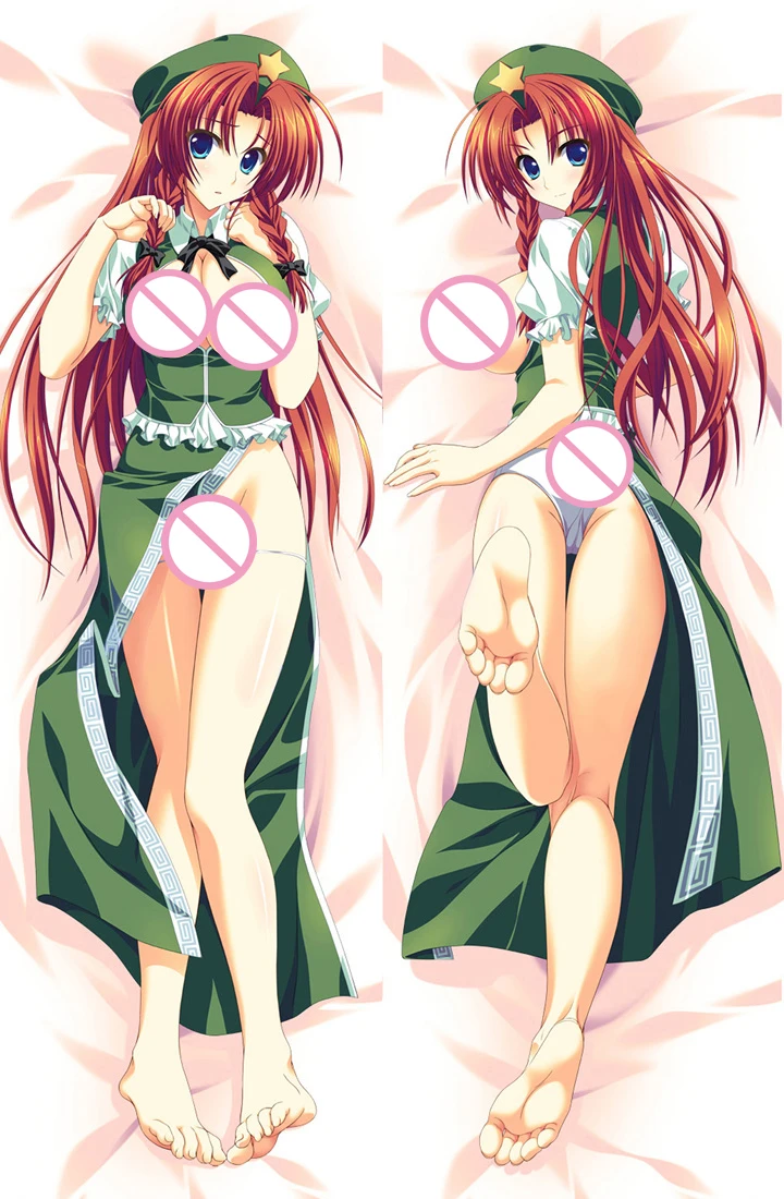 2017 обновление японского аниме TouHou проект воплощение Hong Meirin Подушка Dakimakura чехол