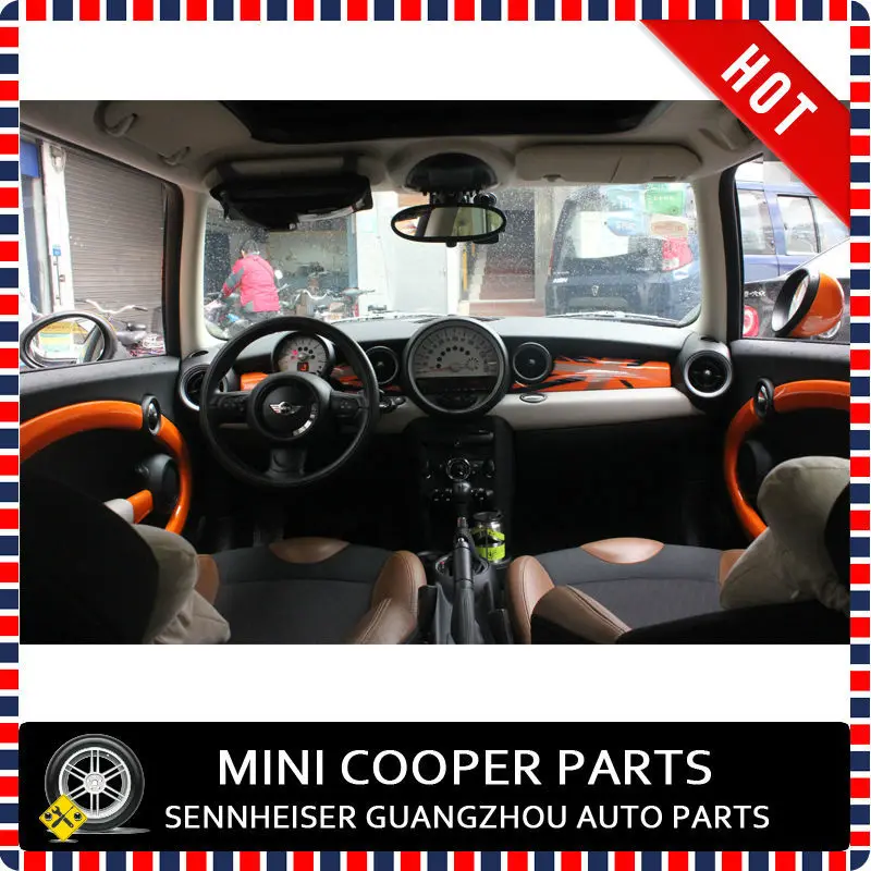 Фирменная Новинка ABS Материал с защитой от ультрафиолетового излучения, оранжевый стиль Mini Ray дверной комплект с внутренней ручкой для Mini Cooper R55/6/7/8/9(8 шт./компл