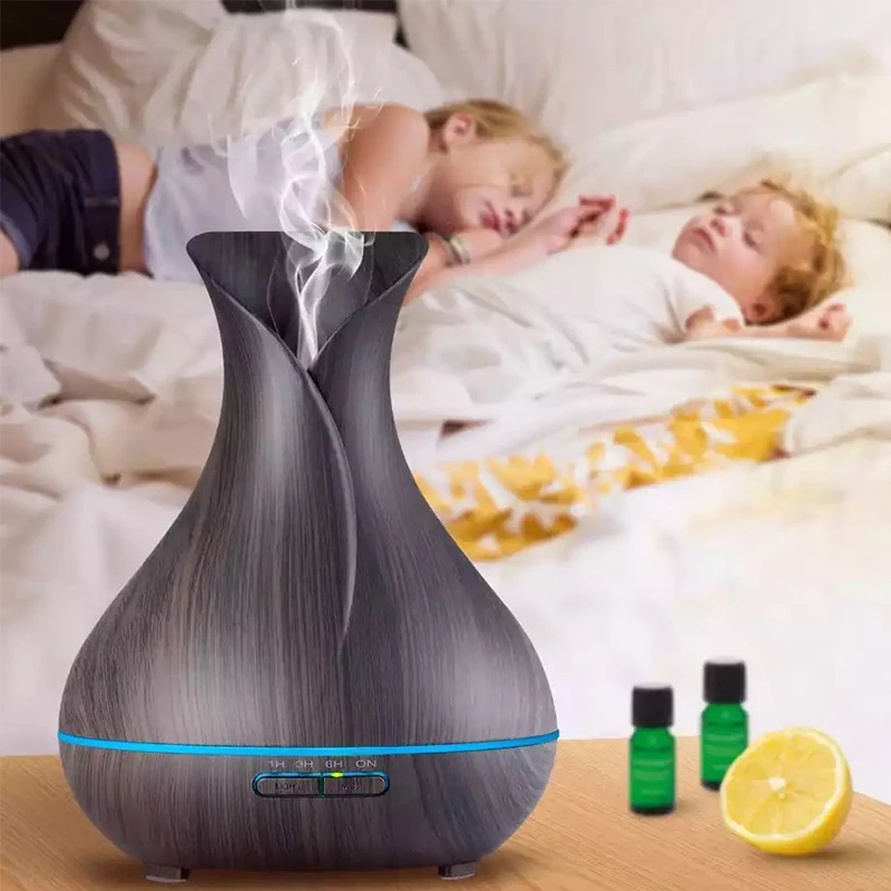 

400ML Essential Oil Aroma Diffuser Ultrasonic Air Humidifier With 7 Changing LED Lights For Home Office Aromatherapy Diffuser