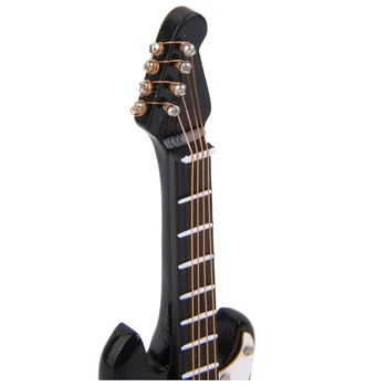 

ABWE Best Sale 1/12 Dollhouse Miniature Musical Instrument Black E Guitar