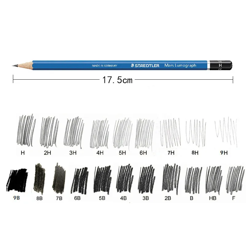 Ручной карандаш STAEDTLER Рисование черный для школы и офиса многофункциональные